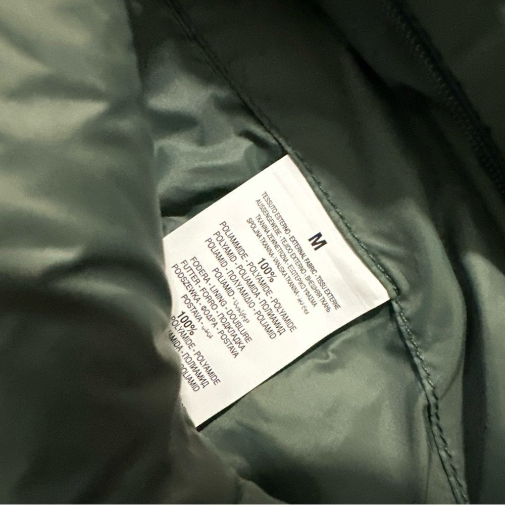 Norway 1963 Men's Black / army gree reversible puffer Jacket Hood Sz M - Picture 15 of 16
